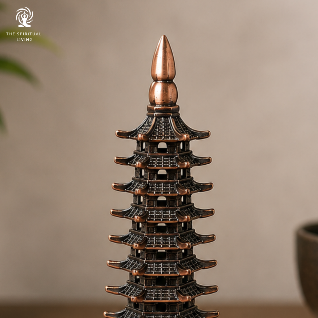 Copper 9 Layers Pagoda Tower - 5 Inch