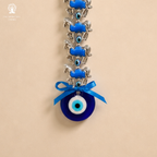 Evil Eye Wall Hanging with 7 Horses - 12 Inch