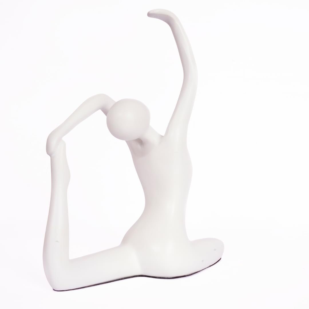 White Lady Statue | 7 Inch | Aesthetic Home Decor Figurine | Living Room & Office |