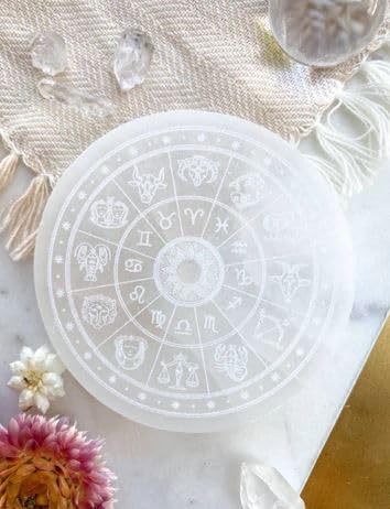 The Spiritual Living Original Selenite Charging Plate for Crystals | Gifts for Healing | Recharging |  Vastu Remedy | Protection |