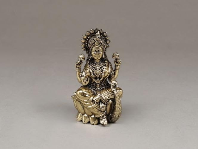 Brass Laxmi Idol - 2.5 Inch