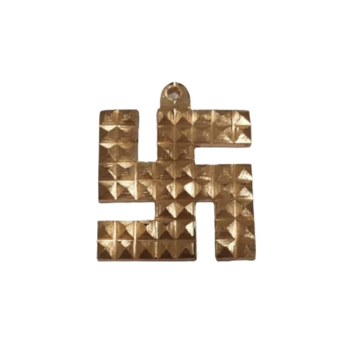 Swastik Pyramid (Copper) 2 Inch (Set of 2)