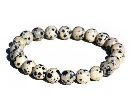 Natural Dalmatian Jasper Bracelet