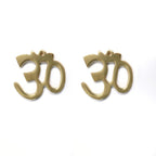 Brass Om for Door Entrance | 2 Inch | Pack of 2 |