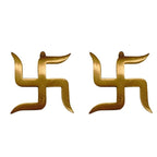 Copper Swastik - 4 Inch