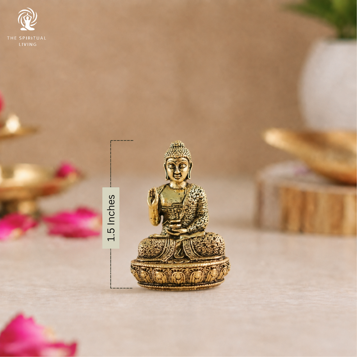 Lord Gautam Buddha Statue | 1.5 Inch | Small Murti Idols |