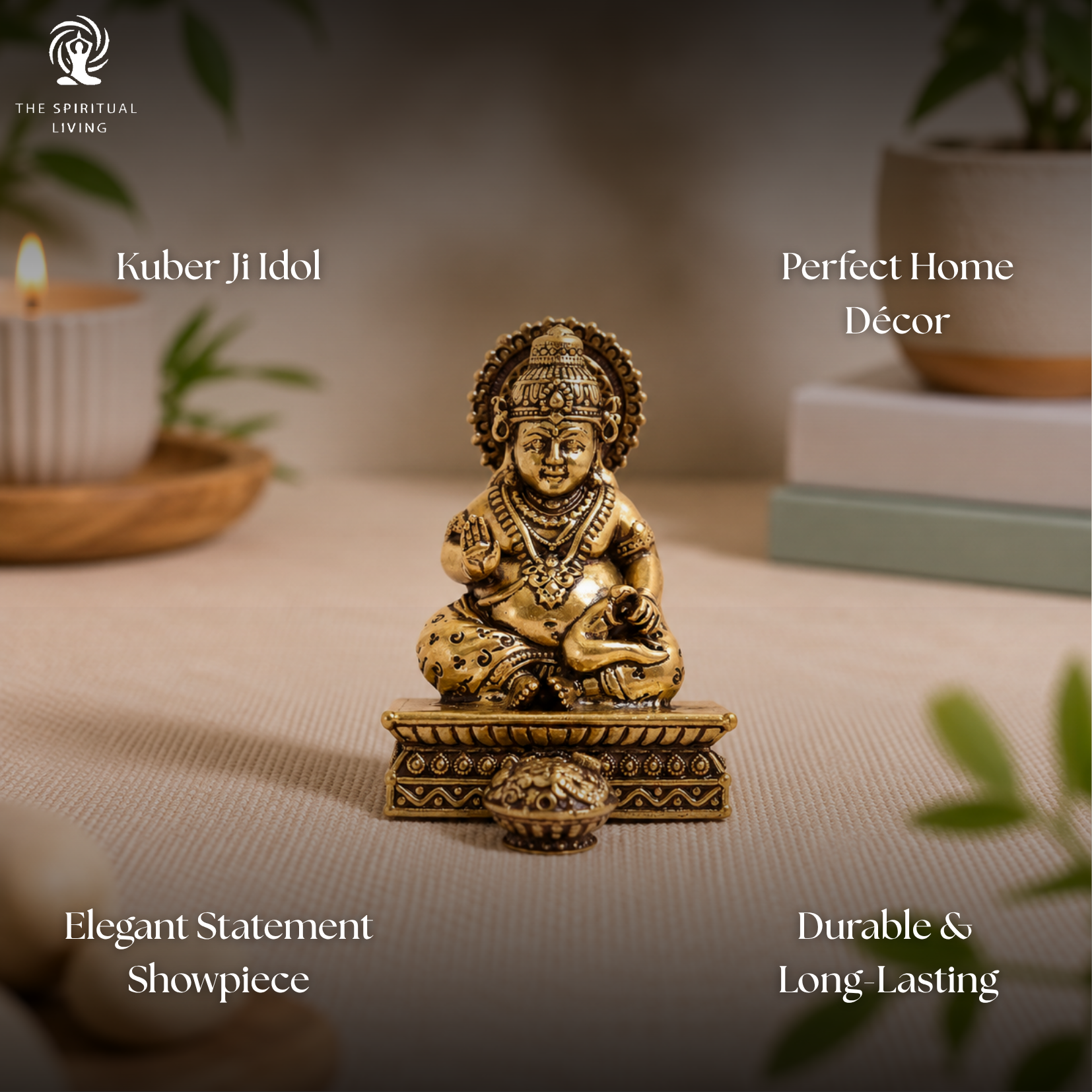Brass Kuber Murti - 2.5 Inch