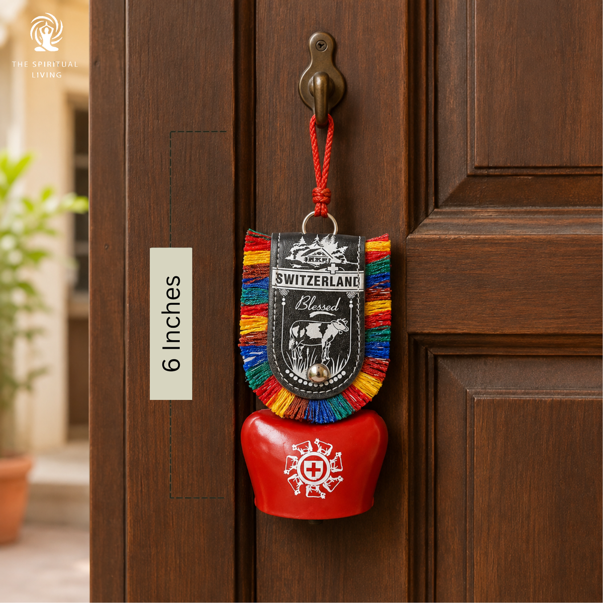 Swiss Cow Bell DDLJ Main Door Hanging - 6 Inch
