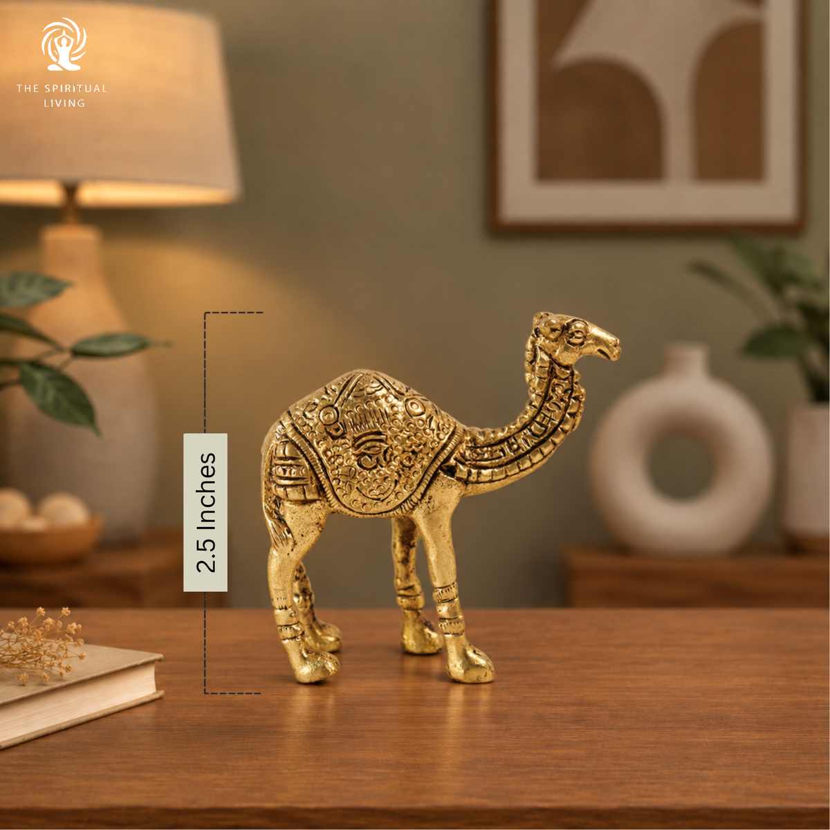 Brass Camel Statue for Vastu - 3 Inch