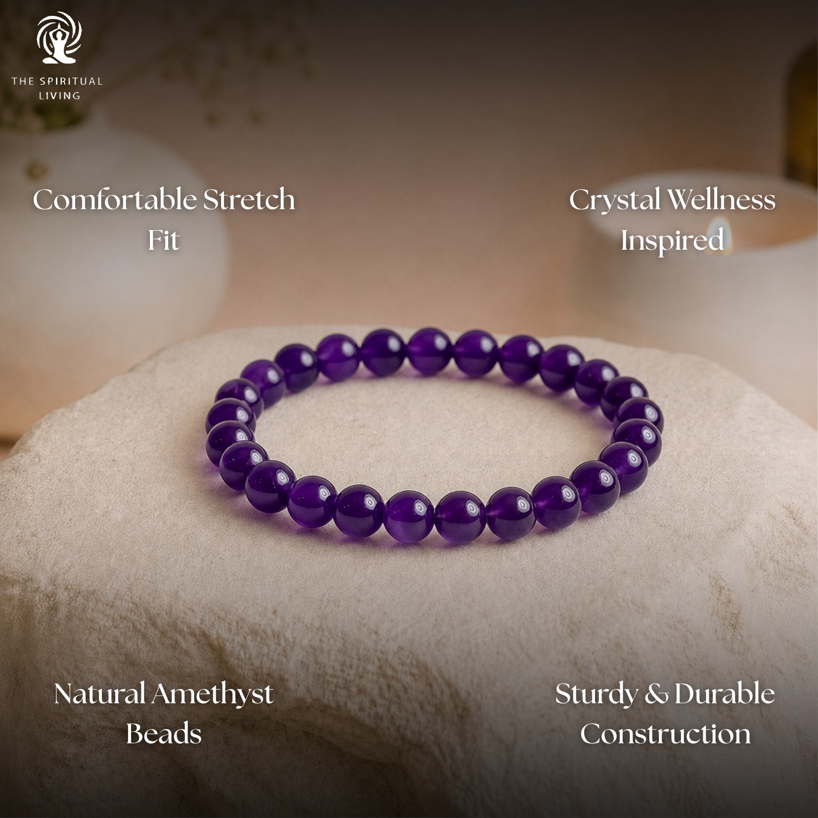 Natural Amethyst Bracelet