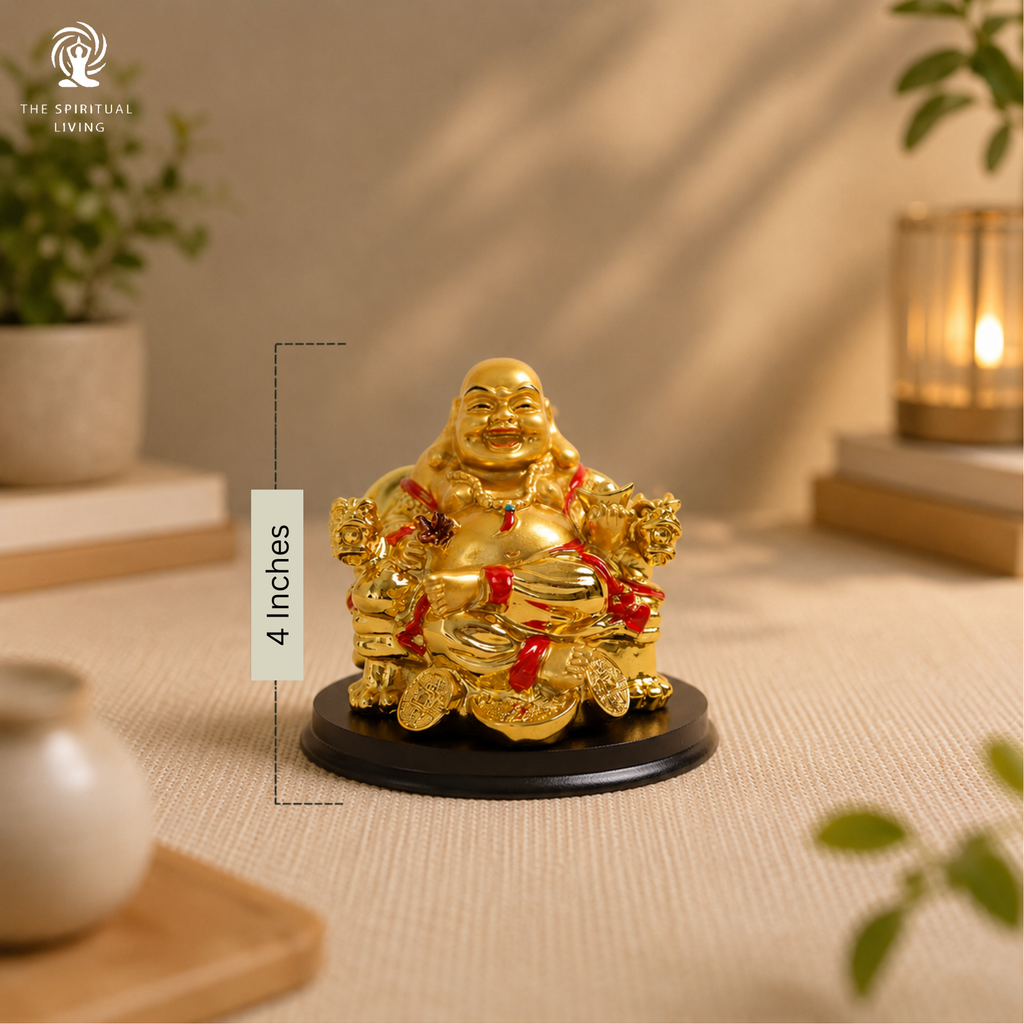 Laughing Buddha for Good Luck - 4 Inch
