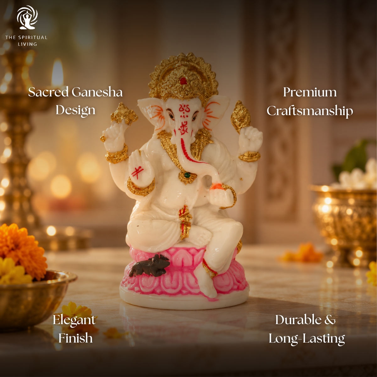 Ganpati Idol - 4.5 Inch