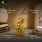 Feng Shui Horse | 3.25 Inch | Golden Horse for Vastu |