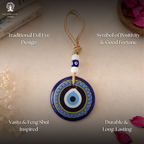 Evil Eye Hanging for Home Entrance - 8 Inch