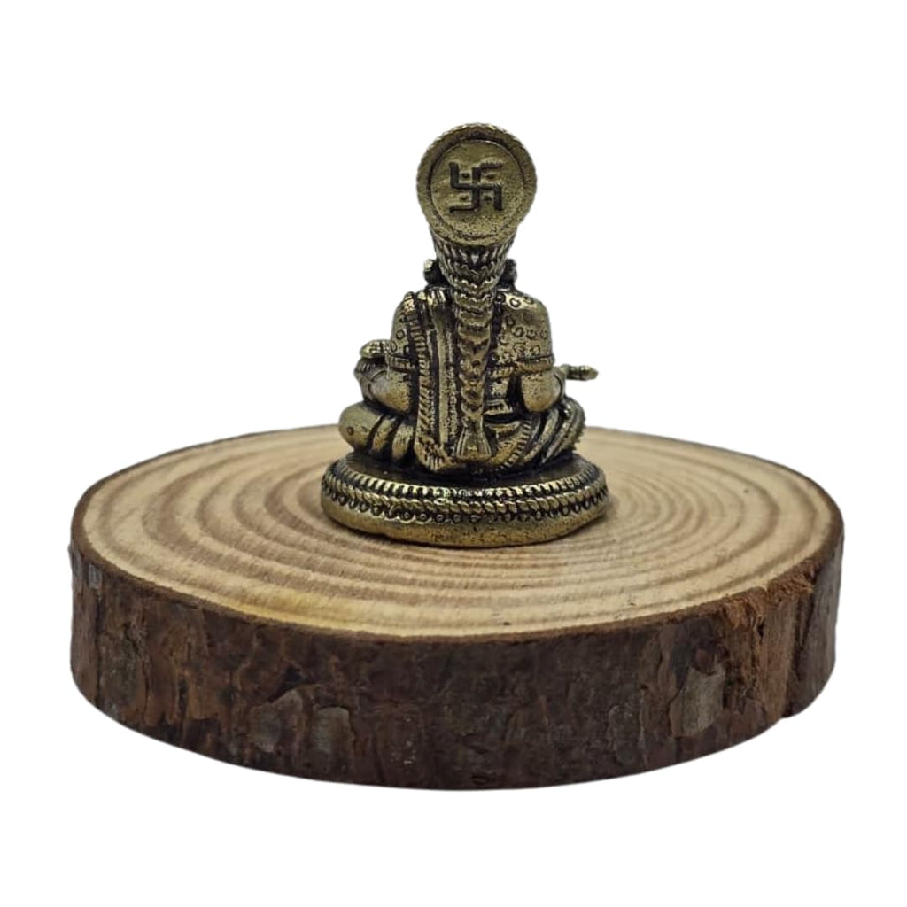 Small Brass Maa Annapurna Minature Idol | 1 Inch |  Car Dashboard | Pooja Room |