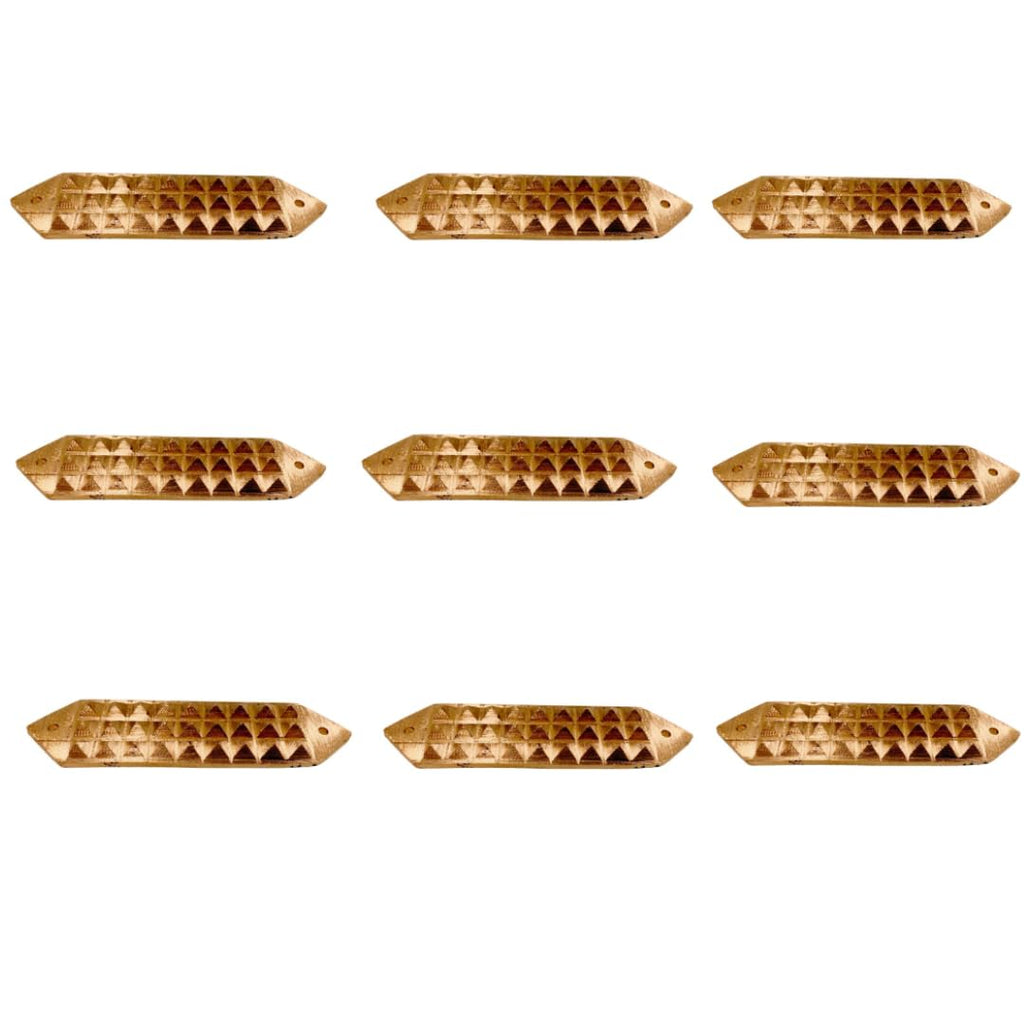 Copper Pyramid Strip | 4 Inch | Pack of 9 | Vastu Remedies | Home & Office | वास्तु उपाय |