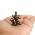 Brass Saraswati Maa Sitting On Swan | 1 Inch | Statue | Murti Miniature | Saraswathi Idol |
