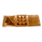 Copper Vastu Pyramid ( Set of 3 )