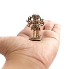 Brass Panchmukhi Hanuman Miniature | 1.5 Inch | Small | Hanuman Ji | जय श्री राम |
