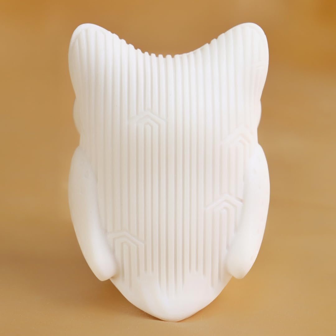 White Owl Statue for Good Luck - 3.5 Inch