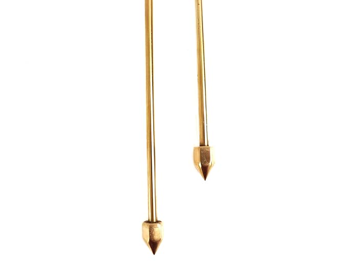 Brass Dowsing L Rods Pair - 13 inch
