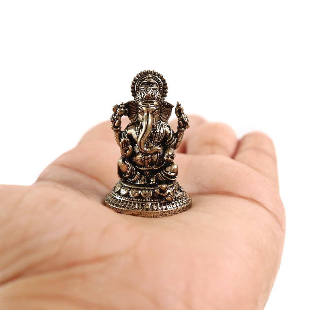 Small Ganesha Idol Pocket Size | 1 Inch | Small Ganpati Murti | God Idol |गणपति बप्पा मोरया |