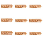 Vastu Copper Arrow Pyramid | 4 Inch | Pack of 9 | Virtual Shift | Kitchen | Main Door Entrance |