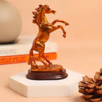 Resin Horse Statue for Home Decor | 4.5 Inch | Uplifted Legs | Feng Shui and Vastu |  Showpiece |