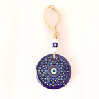 Evil Eye Hanging for Home Entrance I 8 Inch | Feng Shui Vastu | Blue Beads Evil Eye |
