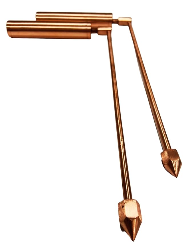 Copper Dowsing L Rods Pair - 13 inch - 2 pcs