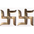 Brass Swastik - 3 Inch - 2 Pcs