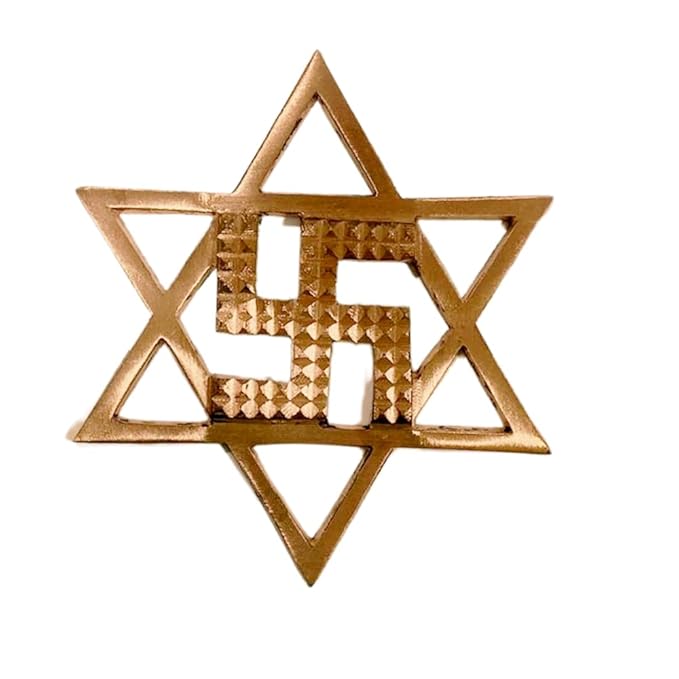 Copper Star Swastik Pyramid Yantra