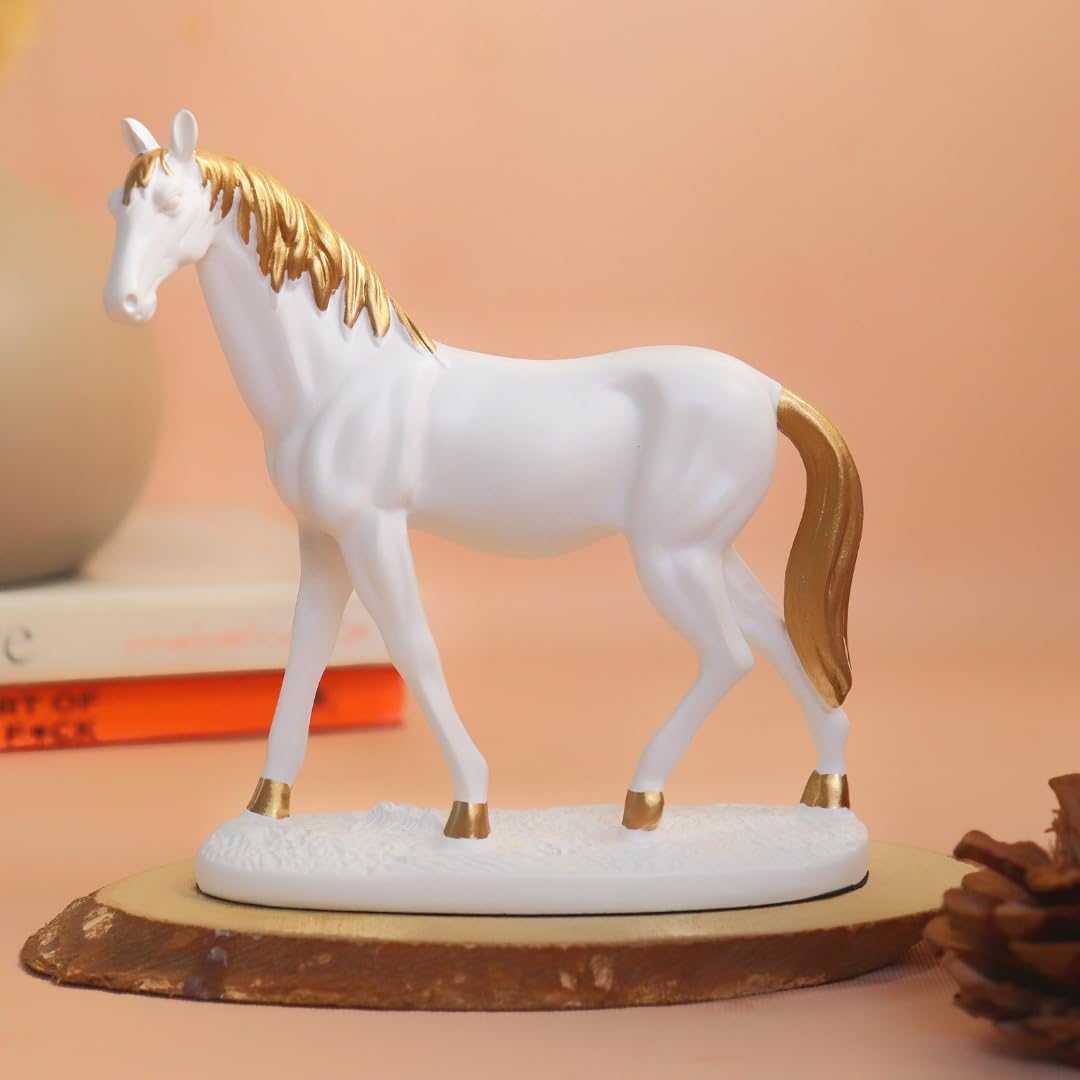 Horse Statue | 4.5 Inch | Showpiece for Home Decor | Feng Shui Items |