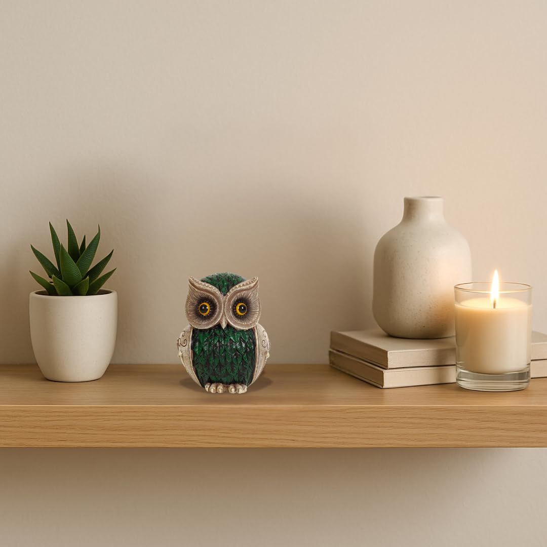 Owl Statue for Good Luck - 4 Inch