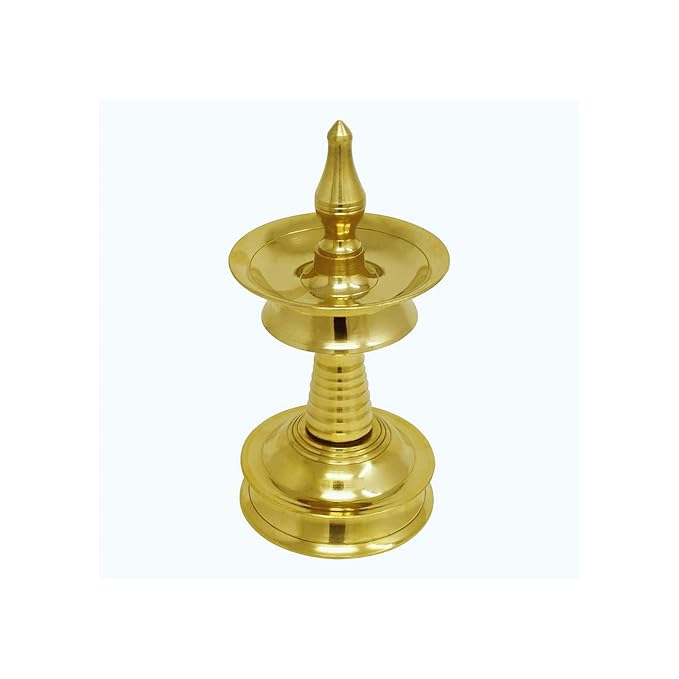 Brass Diya - 9 Inch - Pack of 2