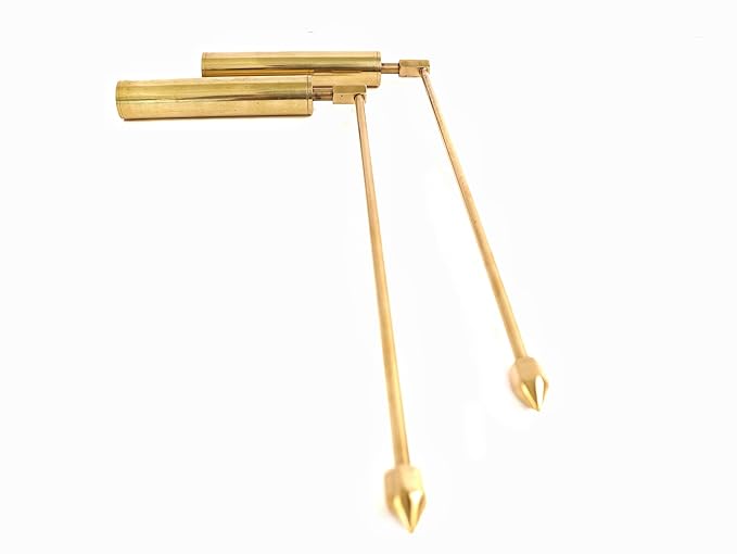 Brass Dowsing L Rods Pair - 13 inch