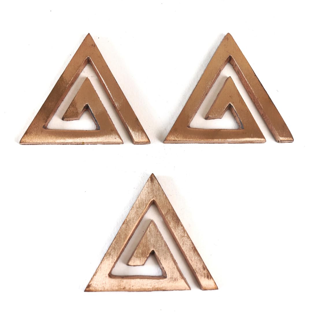 Copper Vastu Helix for South East - 2 Inch - Pack of 3
