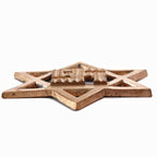 Copper Star Swastik | 4.5 Inch | For Door Entrance for Vastu