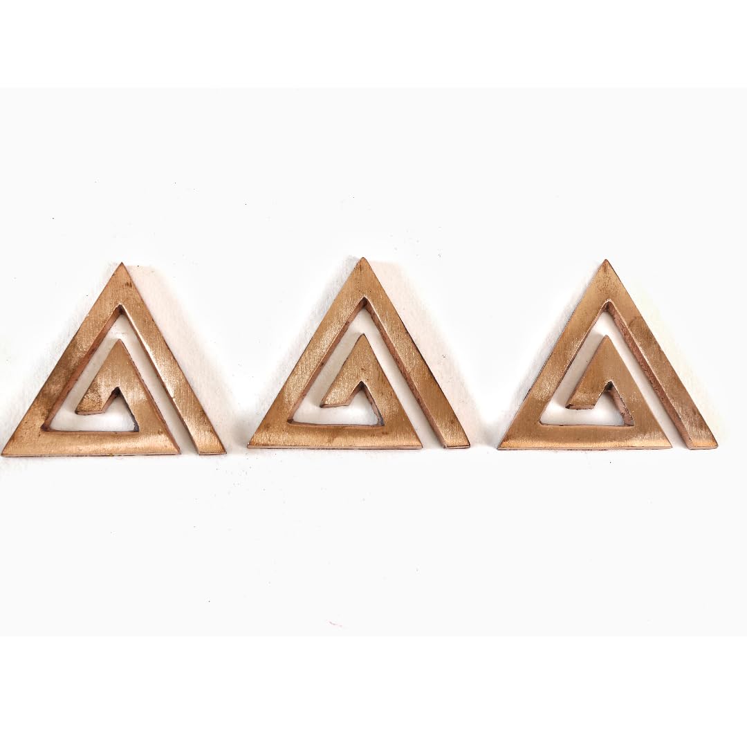 Copper Vastu Helix for South East - 2 Inch - Pack of 3