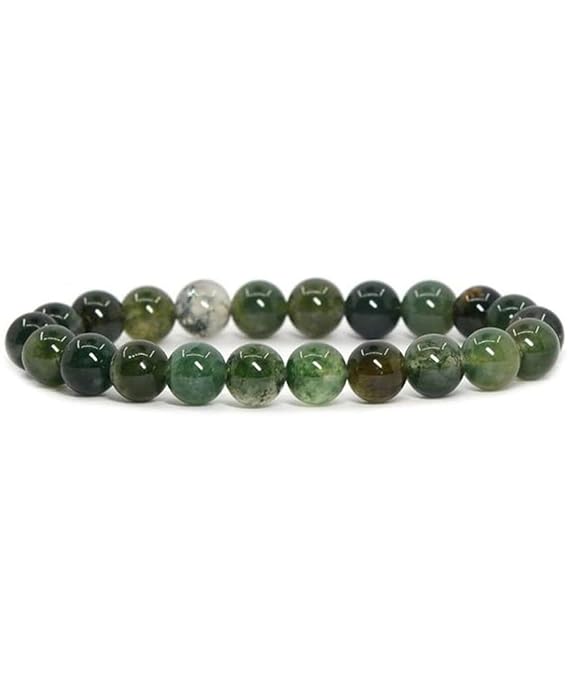 Natural Moss Agate Bracelet