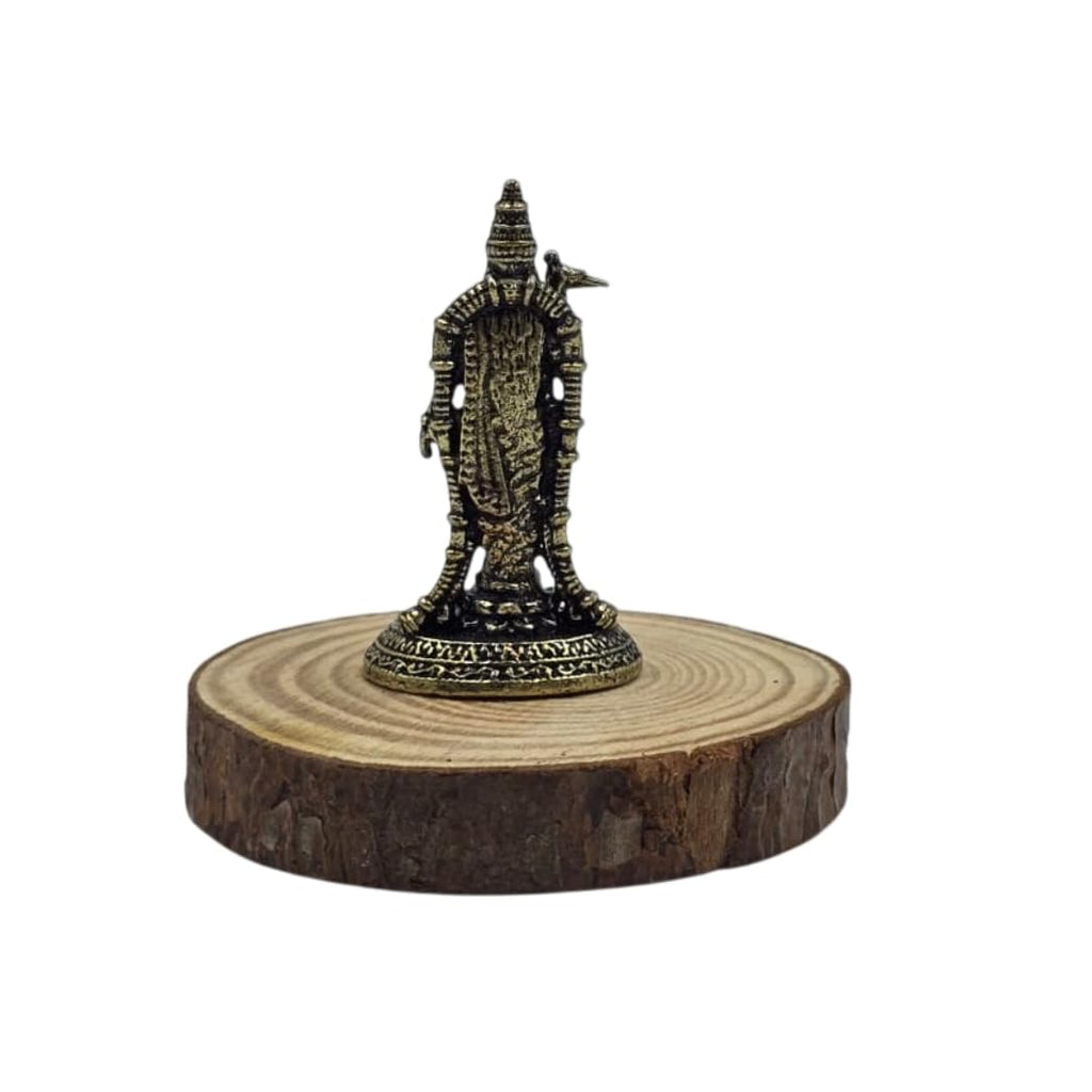 Brass Meenakshi Amman Idol | 1.5 Inch | Small Maa Madurai Amman Murti |Tamil | Temple | Miniature |