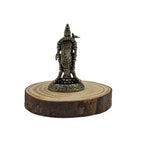 Brass Meenakshi Amman Idol | 1.5 Inch | Small Maa Madurai Amman Murti |Tamil | Temple | Miniature |