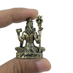 Meditating Lord Shiva Miniature Idol | 1.25 Inch | Brass | Shivji | ॐ नमः शिवाय |