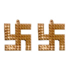 Copper Swastik Pyramid - 3 Inch