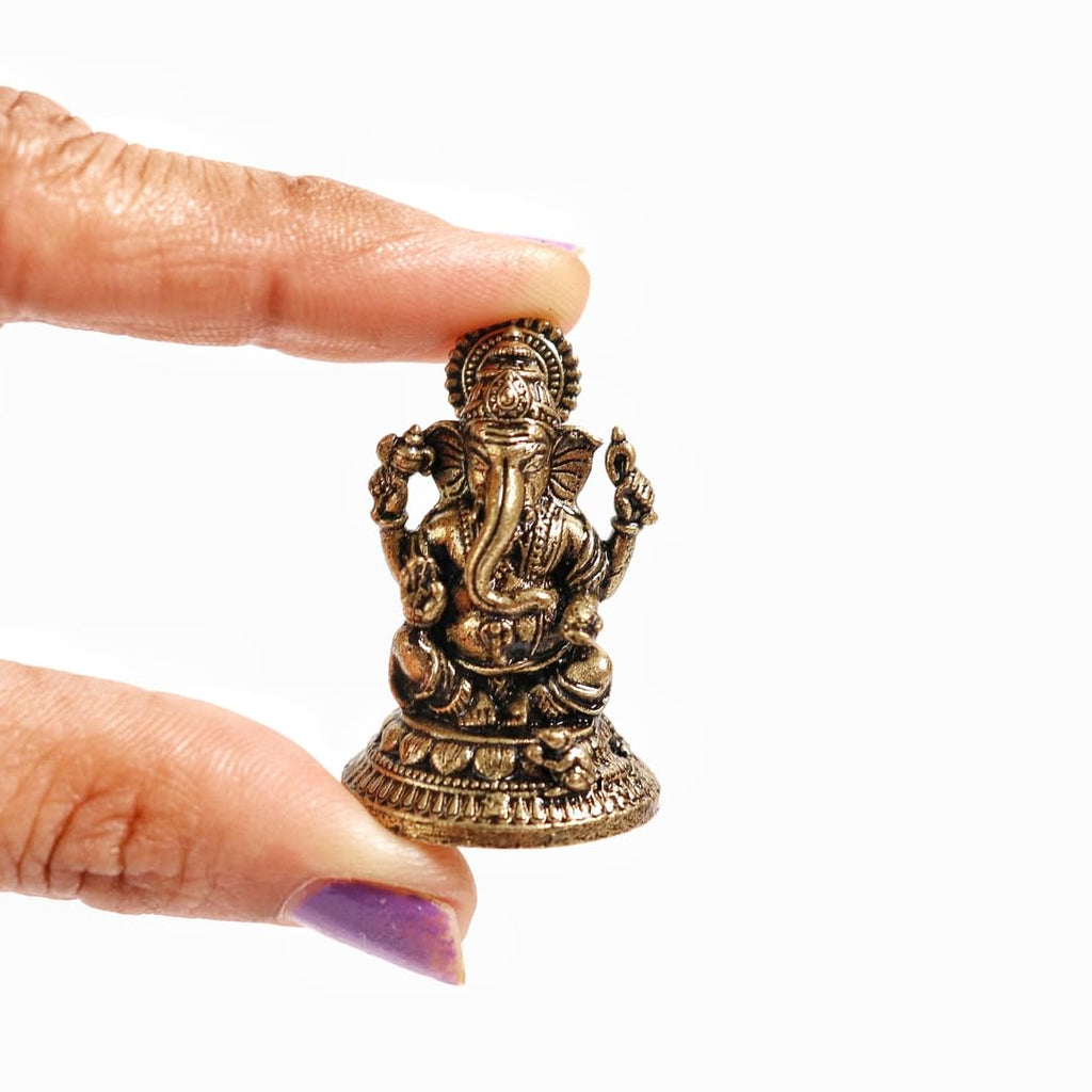 Small Ganesha Idol Pocket Size | 1 Inch | Small Ganpati Murti | God Idol |गणपति बप्पा मोरया |