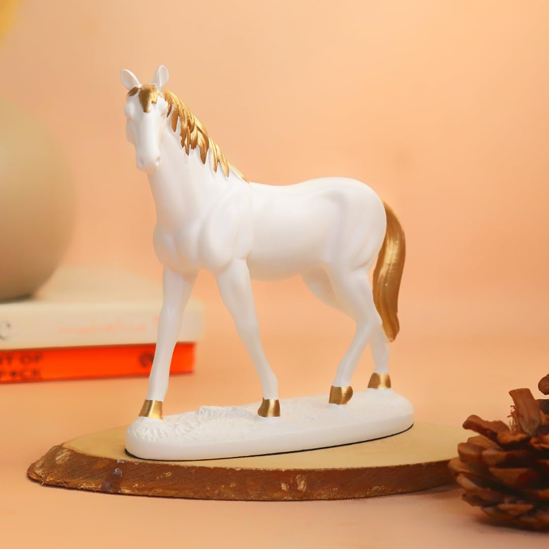 Horse Statue | 4.5 Inch | Showpiece for Home Decor | Feng Shui Items |