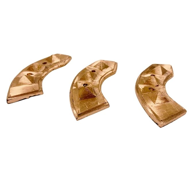 Copper Clockwise Arrow Vastu Pyramid ( Set of 3 )