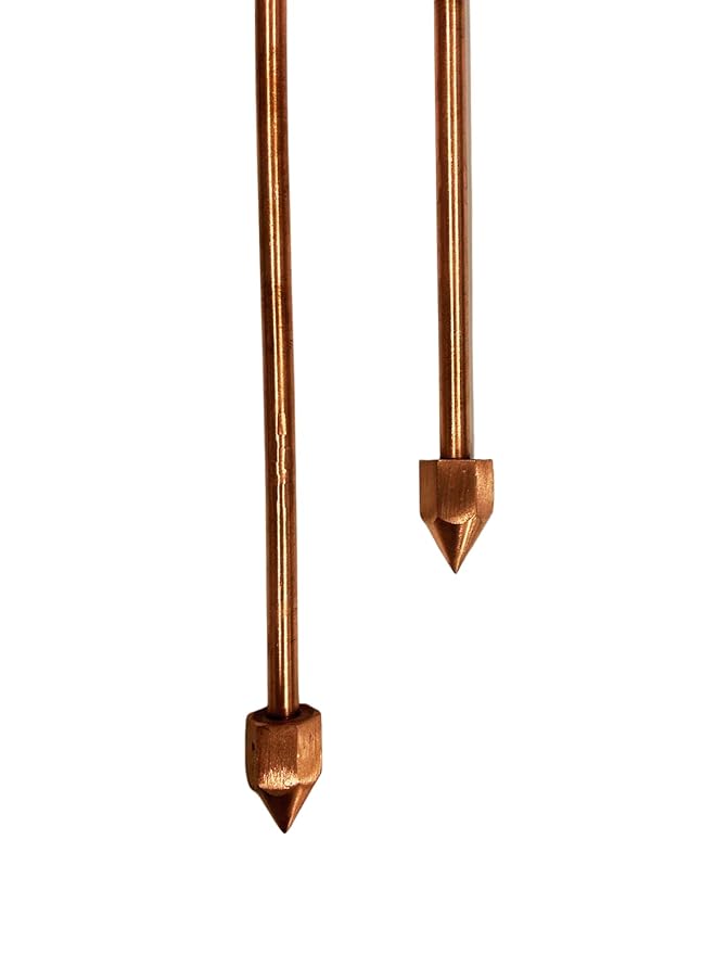 Copper Dowsing L Rods Pair - 13 inch - 2 pcs