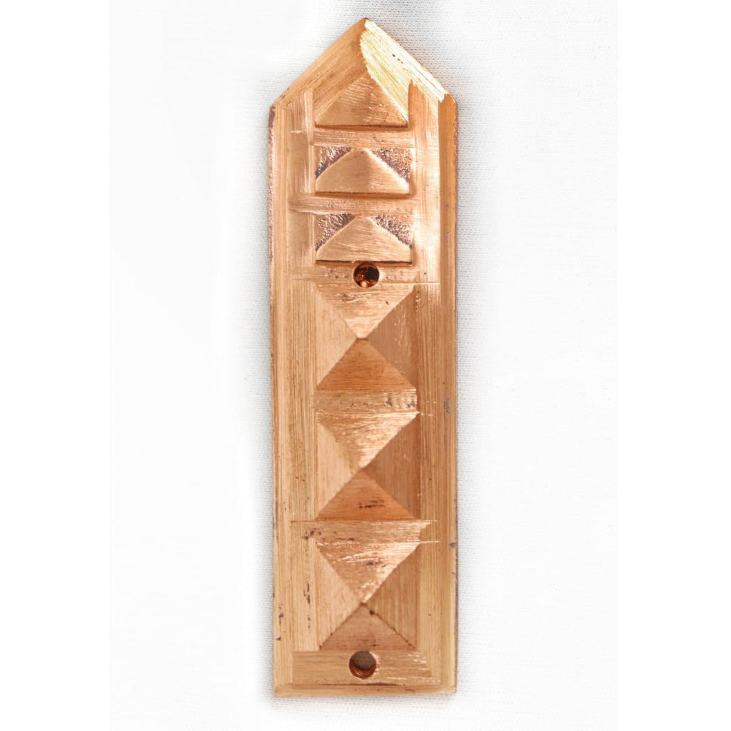 Vastu Copper Arrow Pyramid | 4 Inch | Pack of 9 | Virtual Shift | Kitchen | Main Door Entrance |