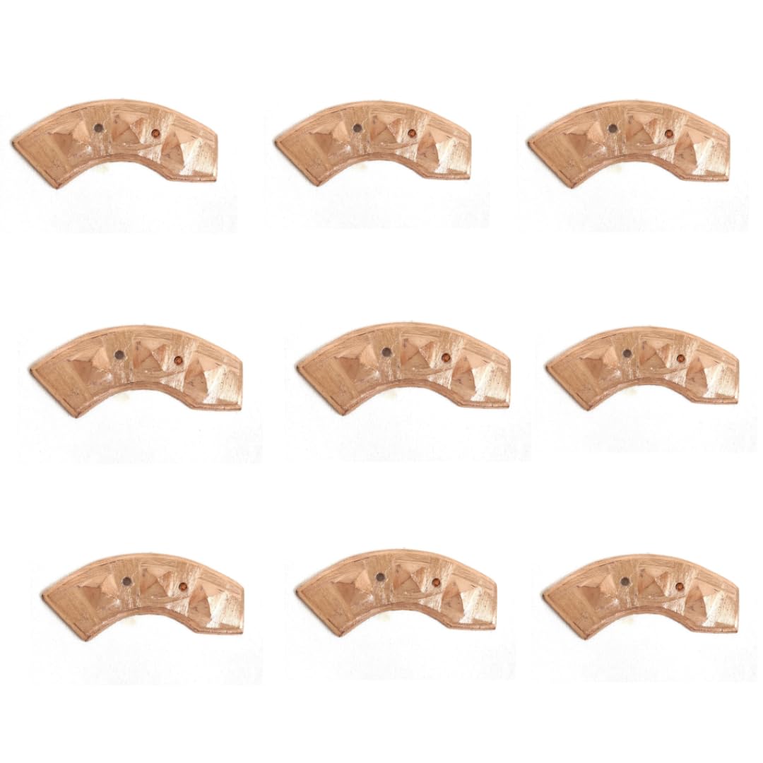 Vastu Copper Anti Clockwise | 3.5 Inch | Pack of 9 | Pyramid | Main Door | for Toilet |  Vastu Remedy (वास्तु उपाय) |